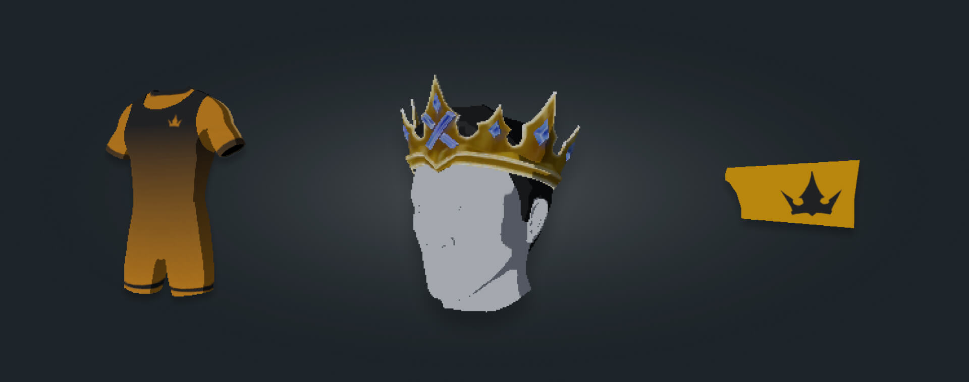 EXR Loyalty Crown, Loyalty Suit and Loyalty Blade Design