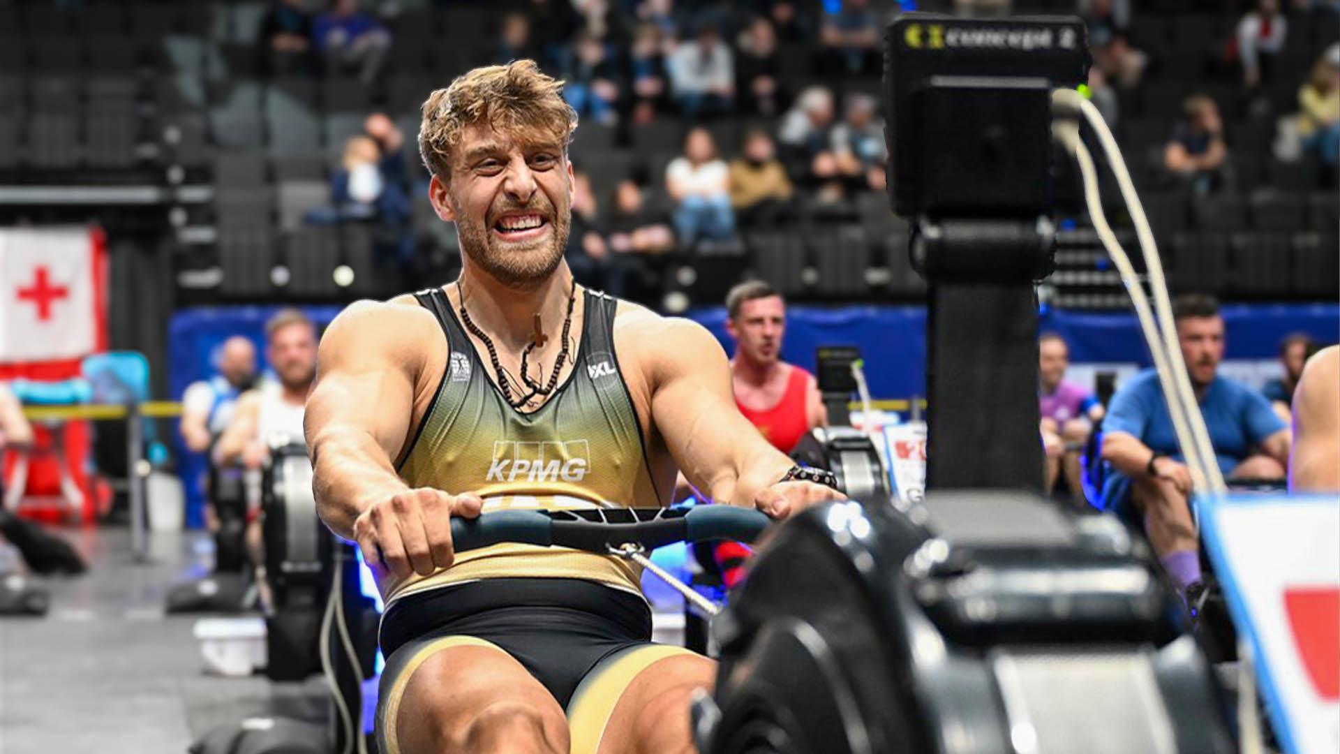 Indoor rowing champion Ward Lemmelijn feels fatigued