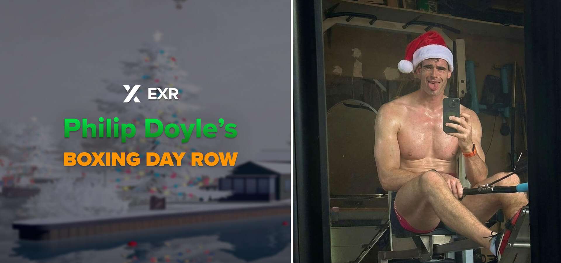 Philip Doyle Christmas hat 