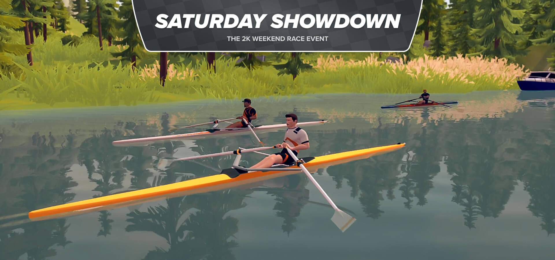 Saterday Showdown event banner for EXR