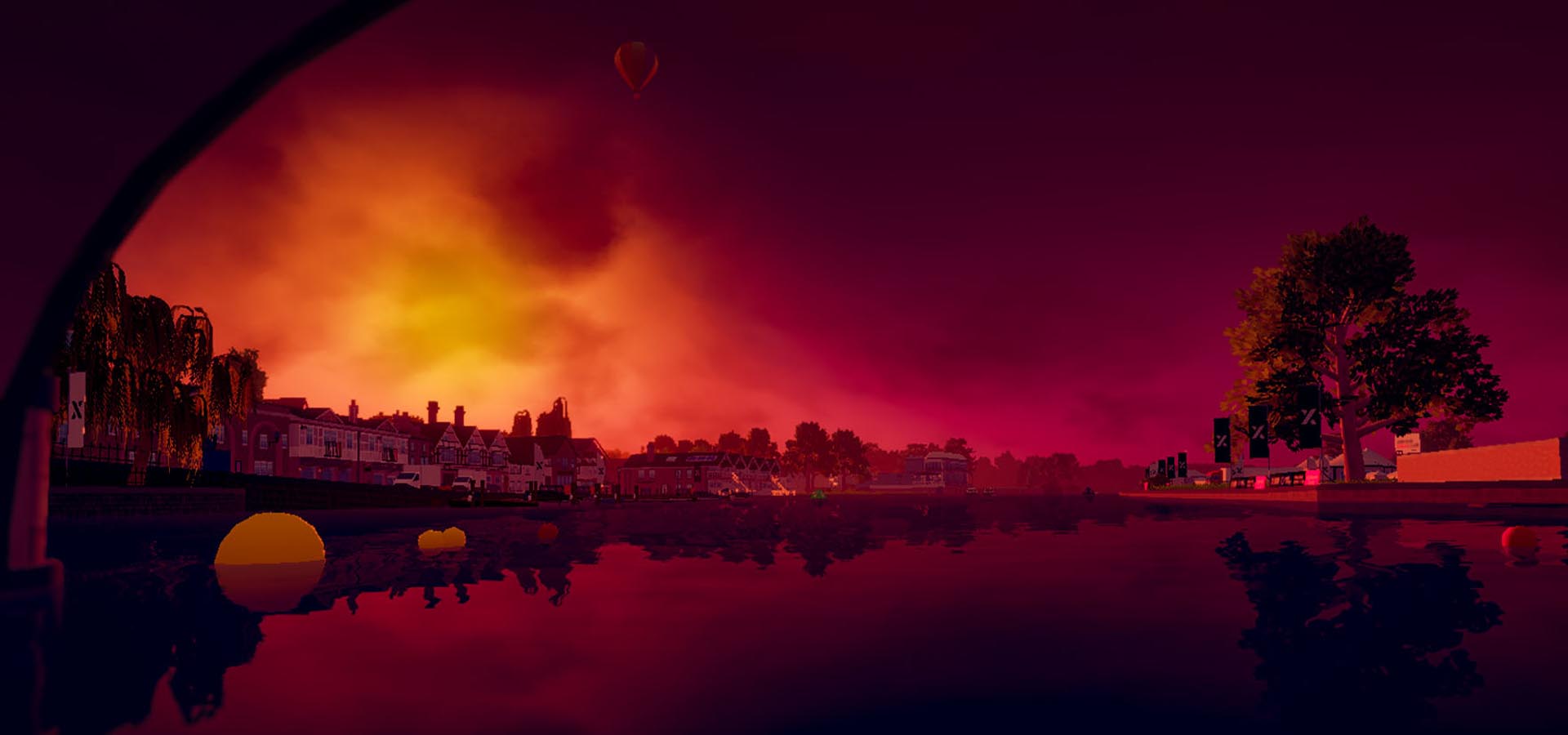 An image of EXR during the bloodmoon