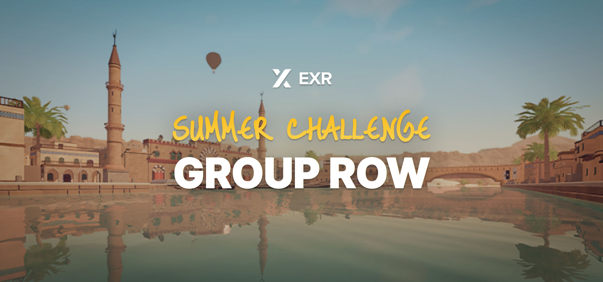 Row the summer challenge in EXR