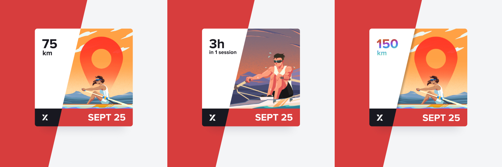 Beat the 3 monthly Sept challenges in EXR.