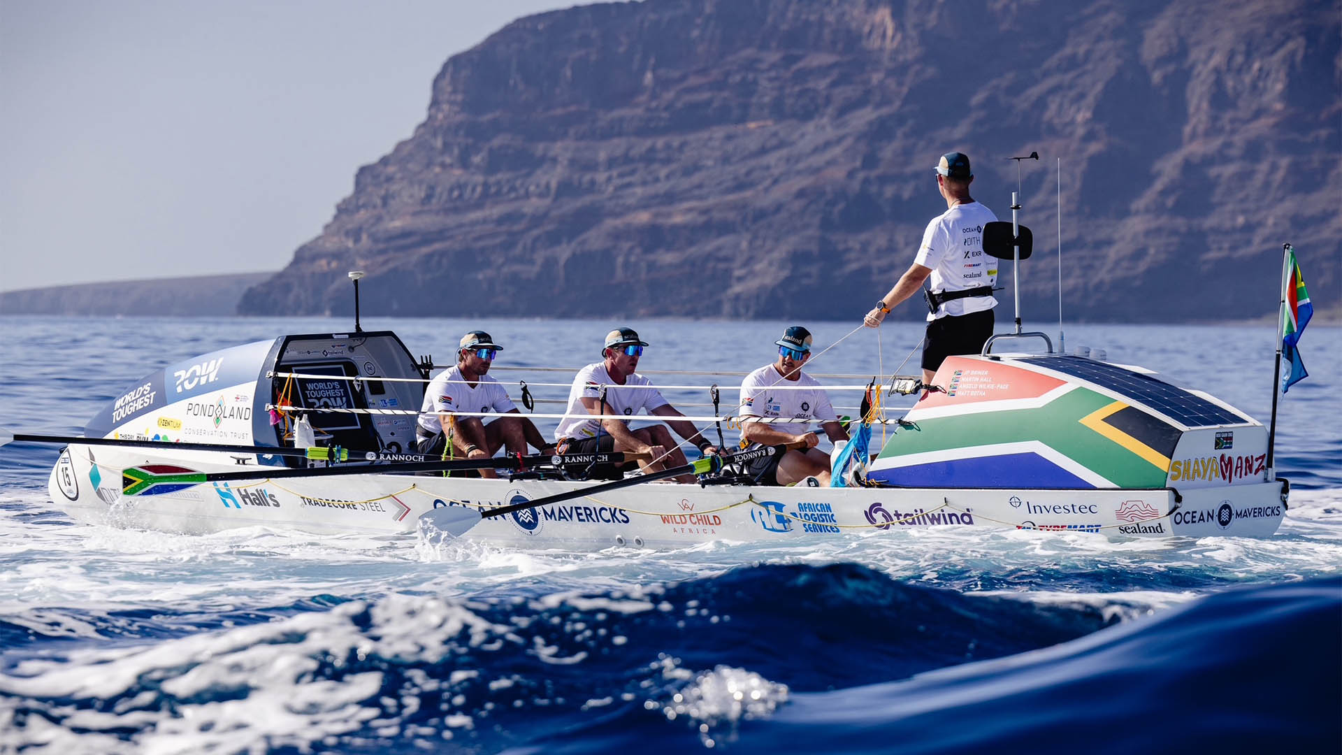 Ocean mavericks crew training on the ocean