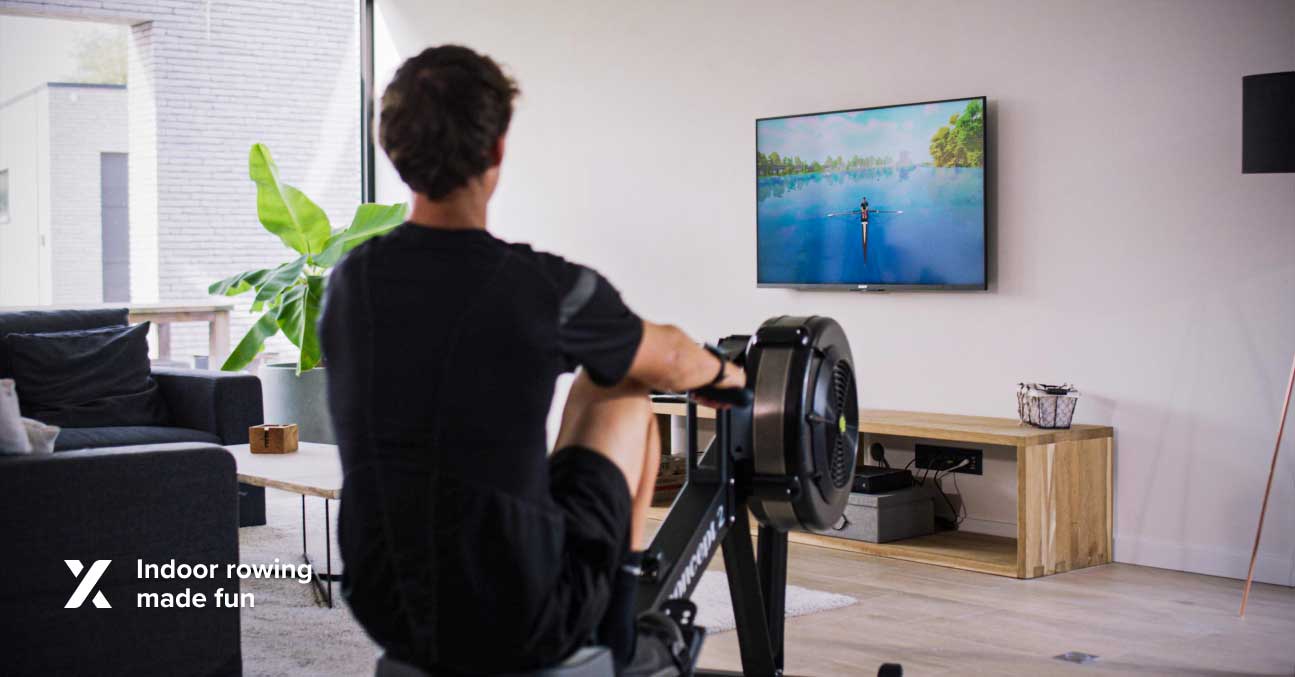 virtual rowing workout