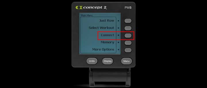 Connect Concept2 Rowers — your PM4 or PM3 EXR