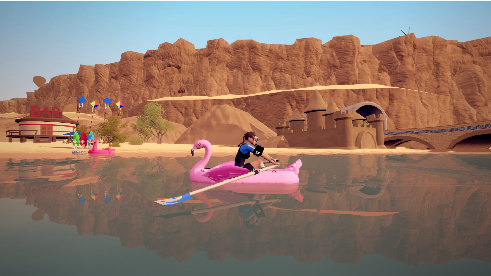 EXR Summer Challenge featuring the Flamingo Chase event in a sunny summer environment.